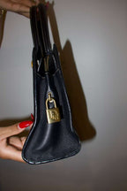 Christian Dior Calfskin Lady Dior East West Shopper Bag – Black